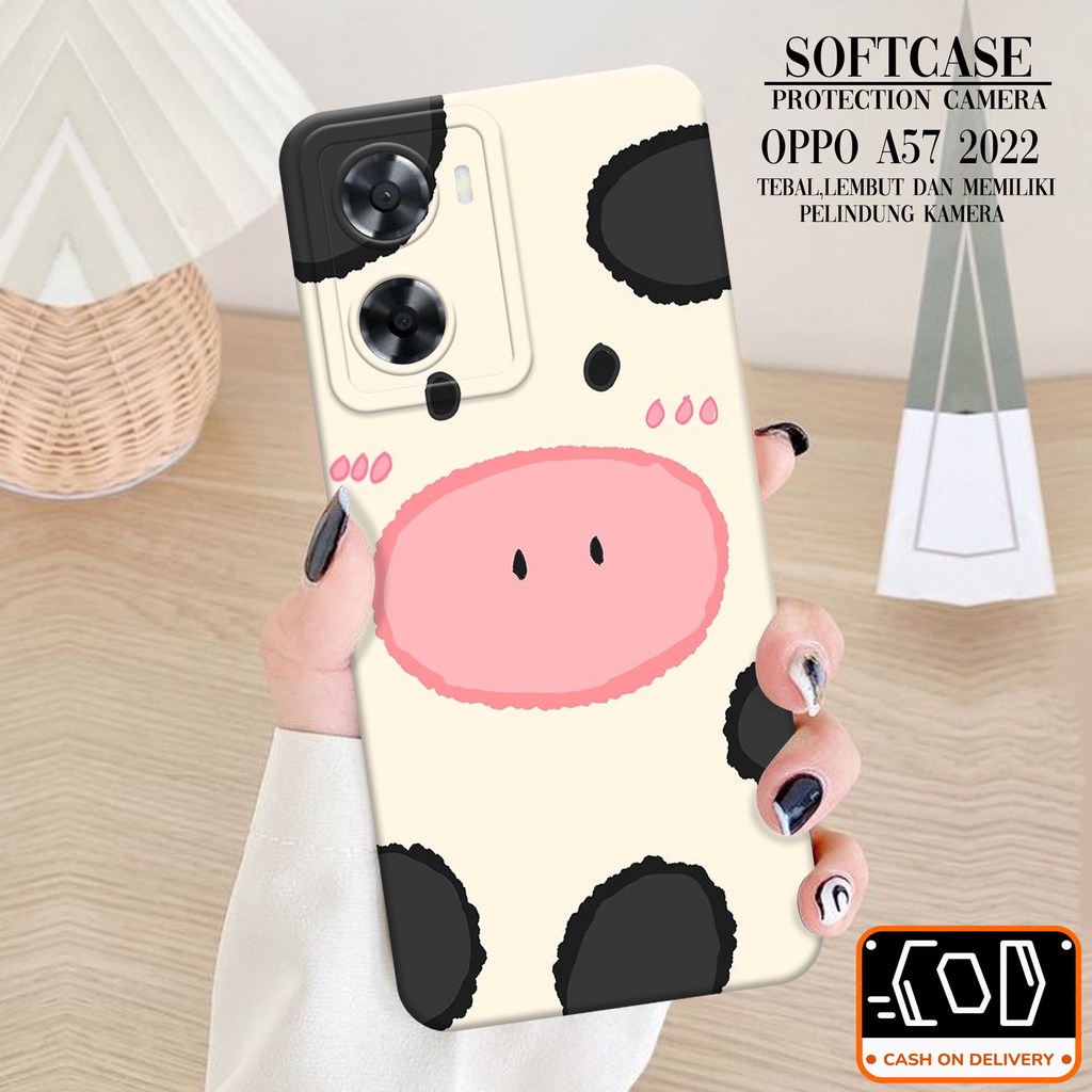 Softcase Silikon Hp Oppo A57 2022 Terbaru - Trans Case Casing Hp Oppo A57 2022 Terbaru