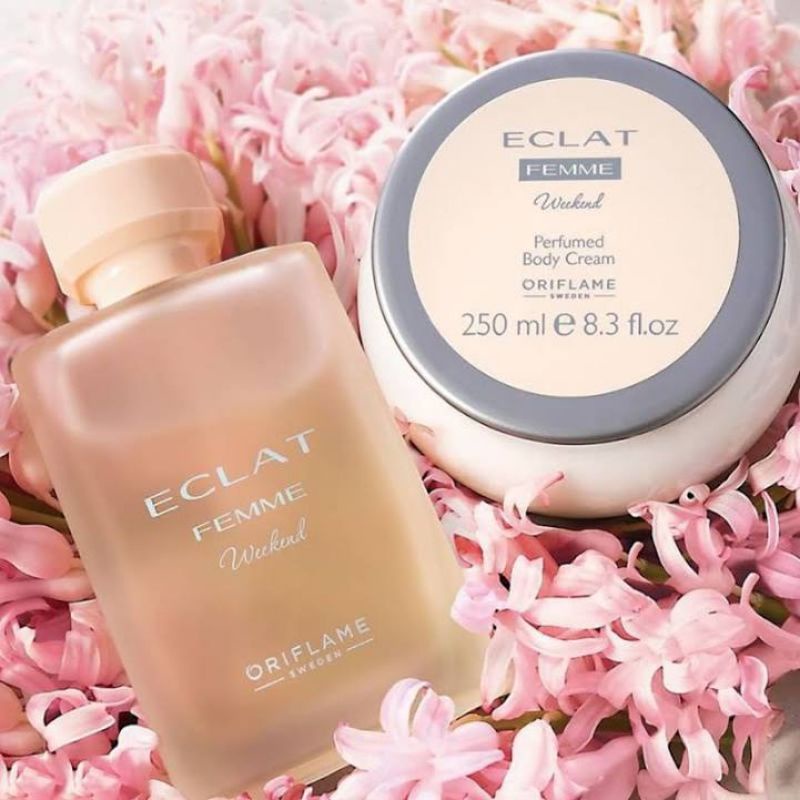 Bdt.17 Eclat Femme Weekend Eau de Toilette Parfum - Body Cream produk oriflame, oriflame original, o