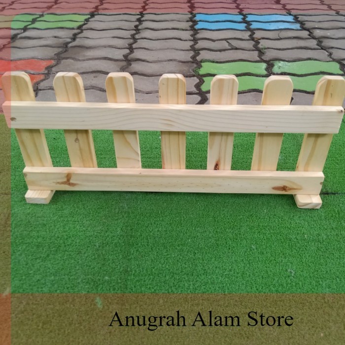 Ready kandang pagar kayu kucing kelinci kura kura 50x30cm Murah