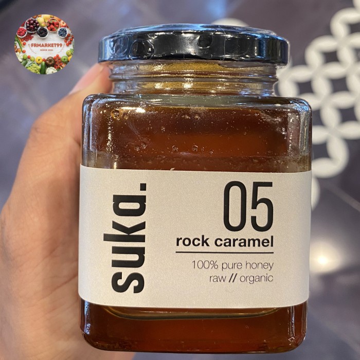

Suka Rock Caramel Honey Pure Organic | Madu Karamel&Selai Jeruk 150 ml