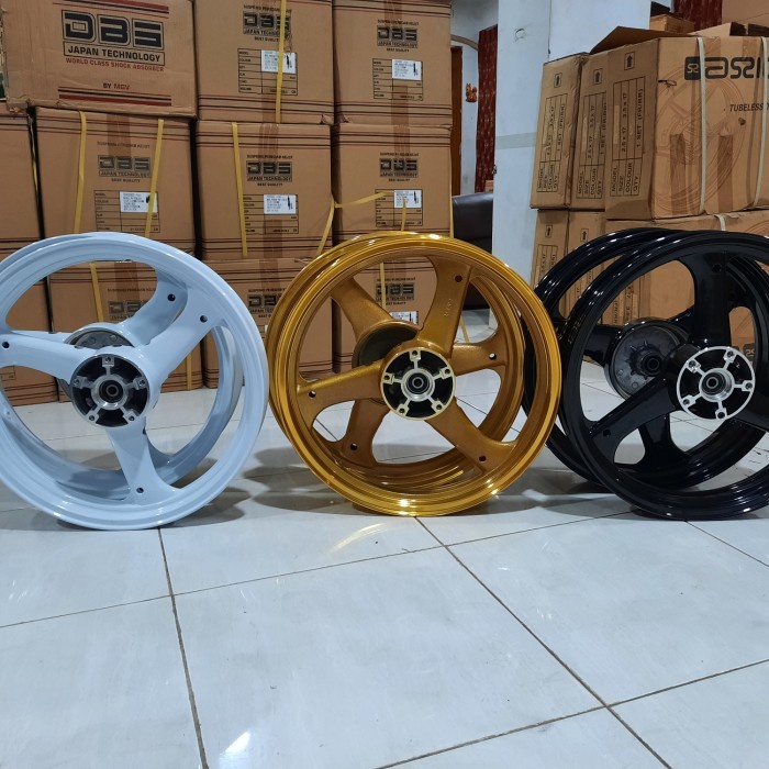 velg vixion lama vixion tromol mgv palang 3 lebar ring 17 - Putih