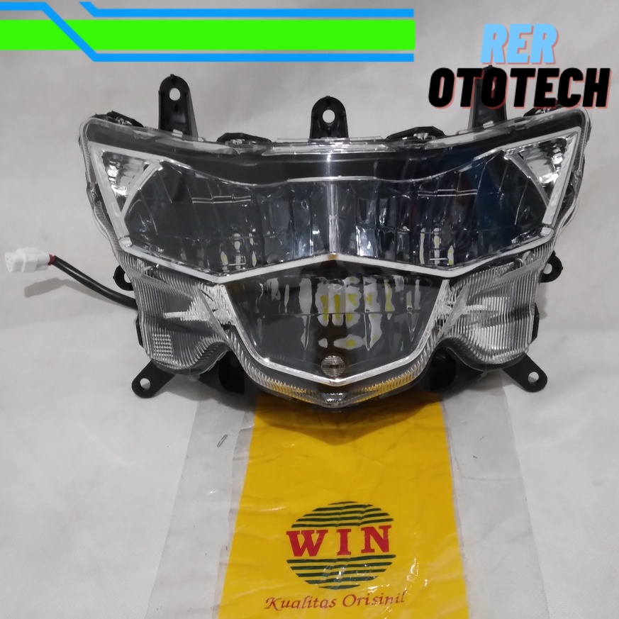 Lampu Depan Mio Soul GT 125 Blue Core + LED 2015 2016 2017 2018 WIN | reflektor headlamp WIN | head 
