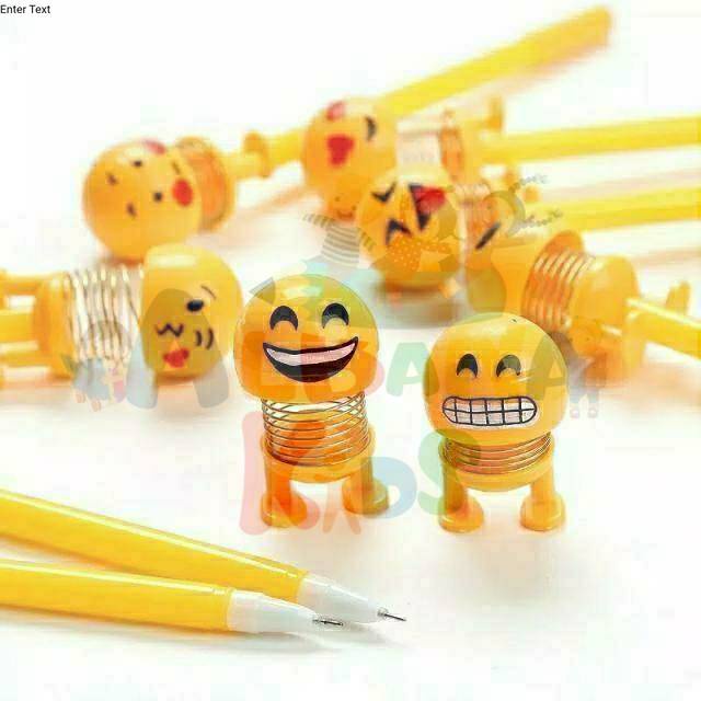 

Ecer Pulpen Gel Spring Emoji Goyang Kepala / Ready Stok