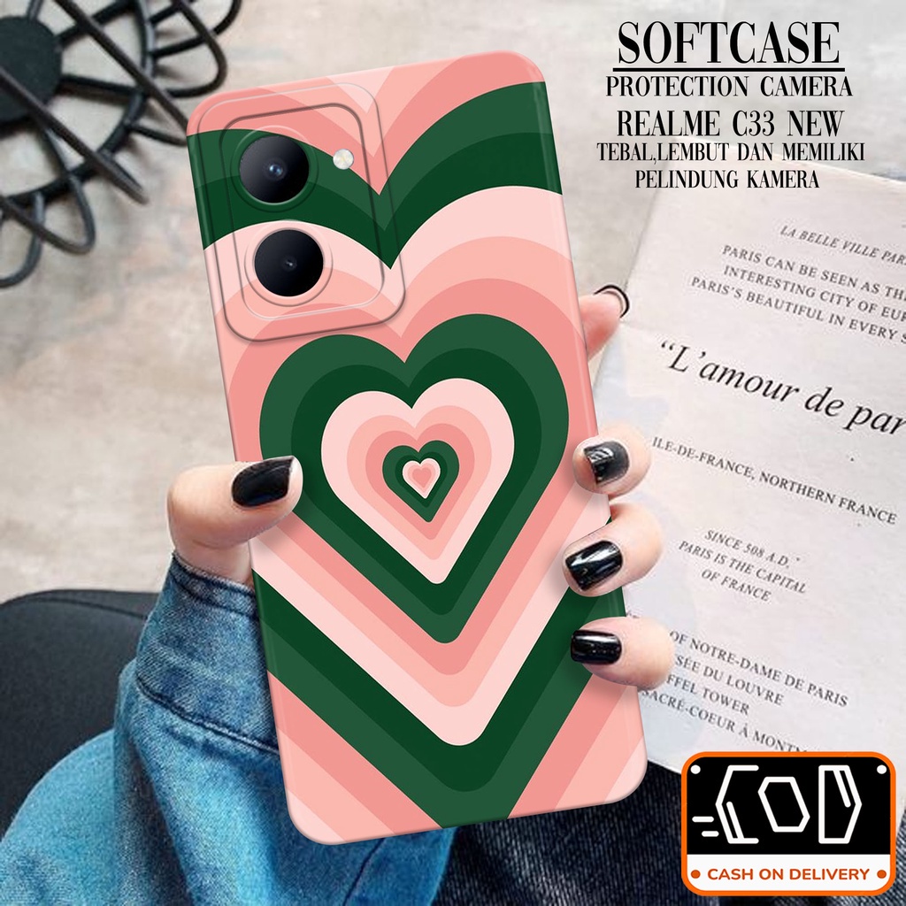 Softcase Silikon Hp Realme C33 Terbaru - Trans Case Casing Hp Realme C33 Terbaru