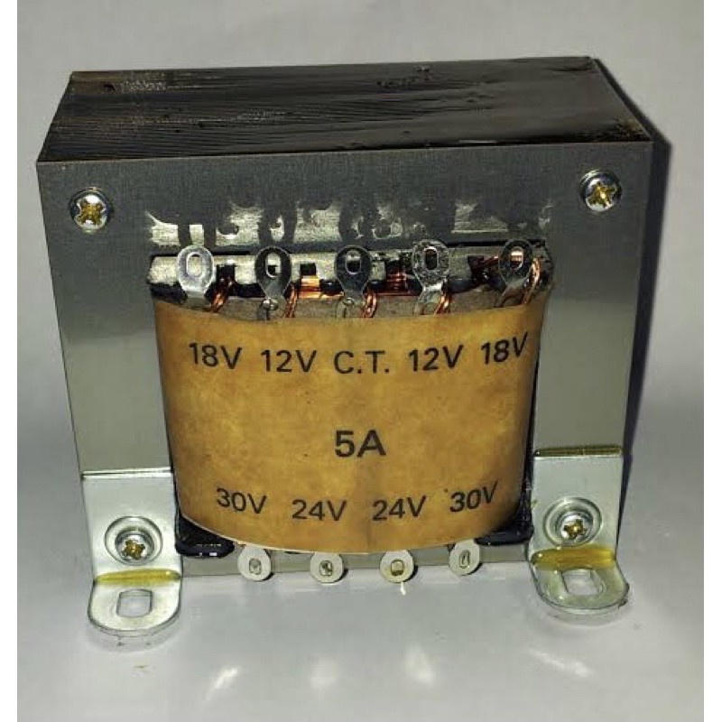 Trafo 5A Sanken CT 18V - 12V - CT - 12V - 18V - 30V - 24V - 24V - 30V