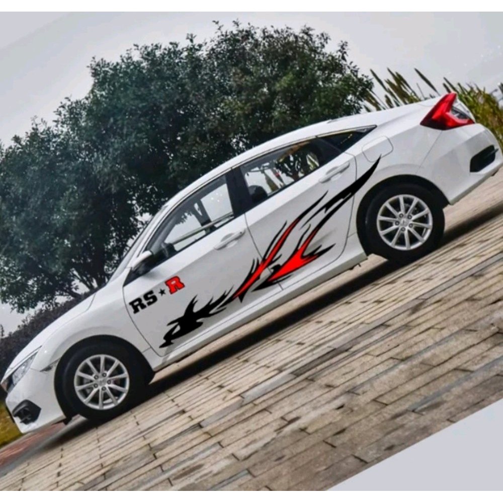 promo PROMO stiker Mobil sticker mobil stripe list mobil sedan sedan sedan