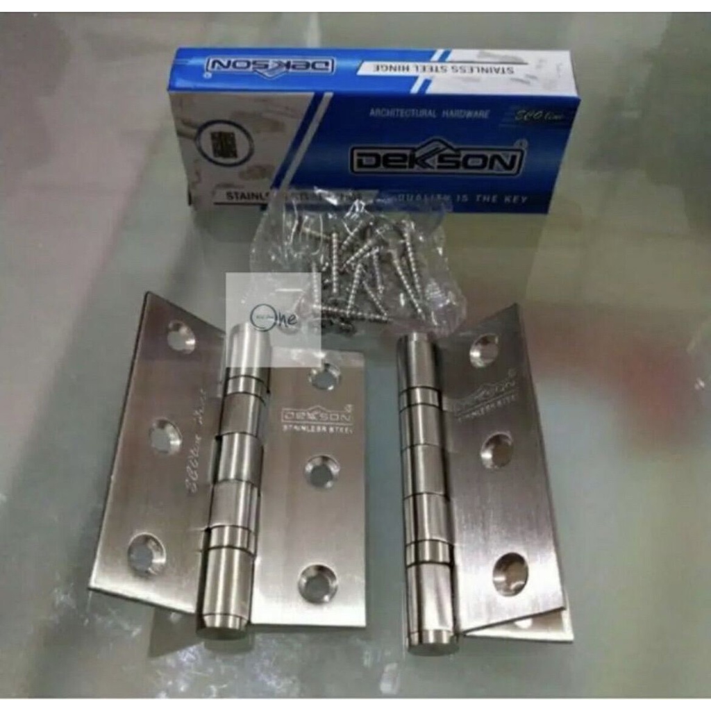 

3 inici Hinge Engsel Pintu Jendela Aluminium 3"x2.5"x2mm 2BB Ecoline SSS Dekson Dekkson