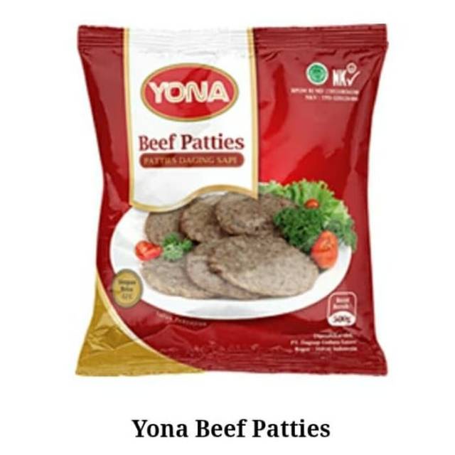 

Yona beef patties 500 gr isi 10 pcs