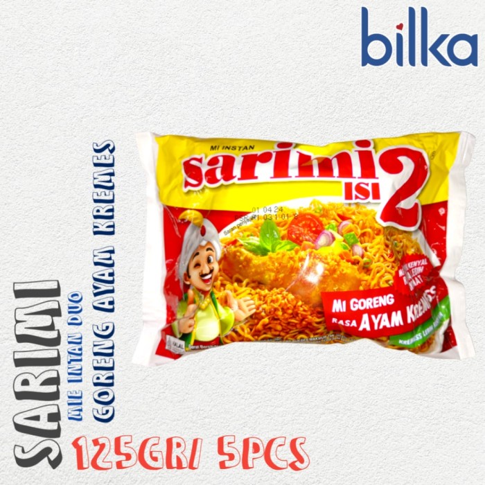 

SARIMI Isi 2 Rasa Ayam Kremess 125gr/ 5Pcs