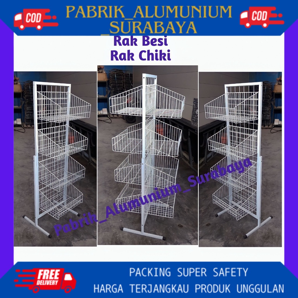 Rak Gondola/Rak Ciki Besi/Rak Gondola Mini/Rak Toko/Rak Minimarket/Rak Gondola Murah/Rak Chiki