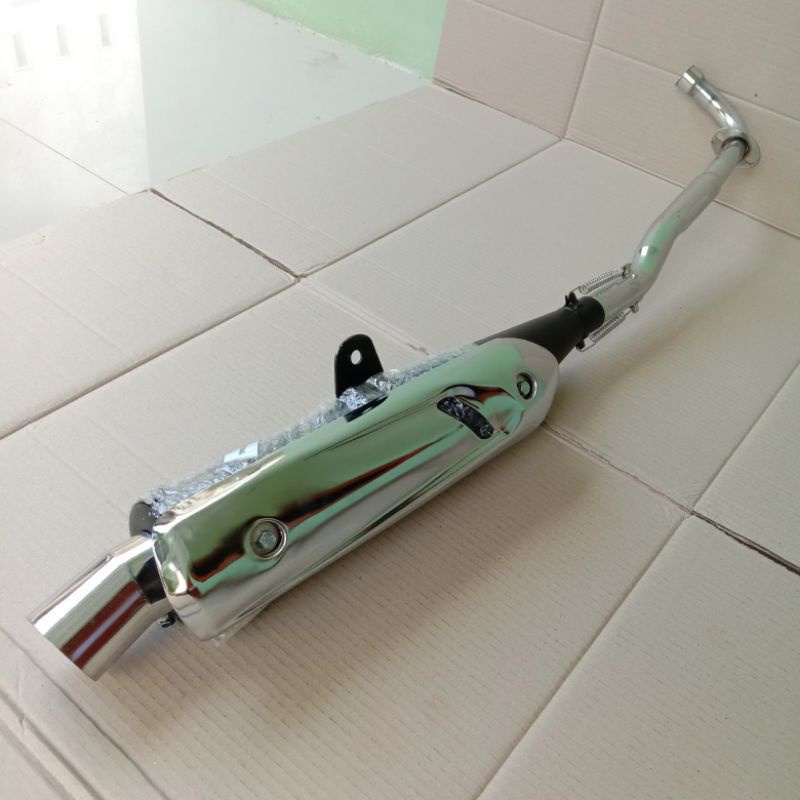 Knalpot racing netral model tsukigi yamaha jupiter z/vega r new/ vega zr