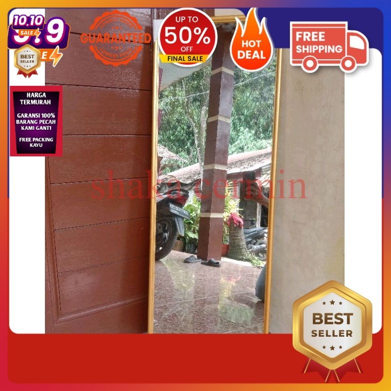 cermin gantung dinding minimalis aesthetic fullbody 40x100