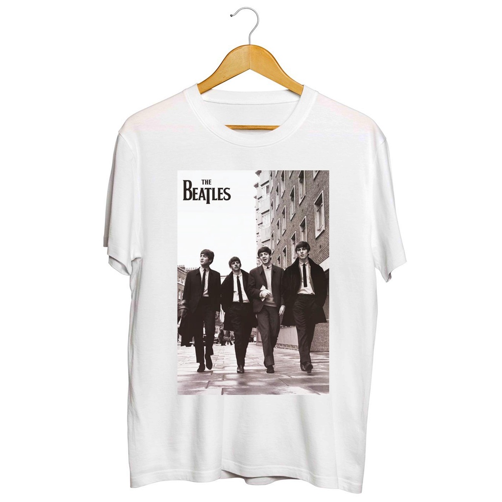 【COD】 NEW Kaos Band The Beatles H&M Tshirt Oversized Abbey Road Kaos Band Vintage The Beatles KAOS