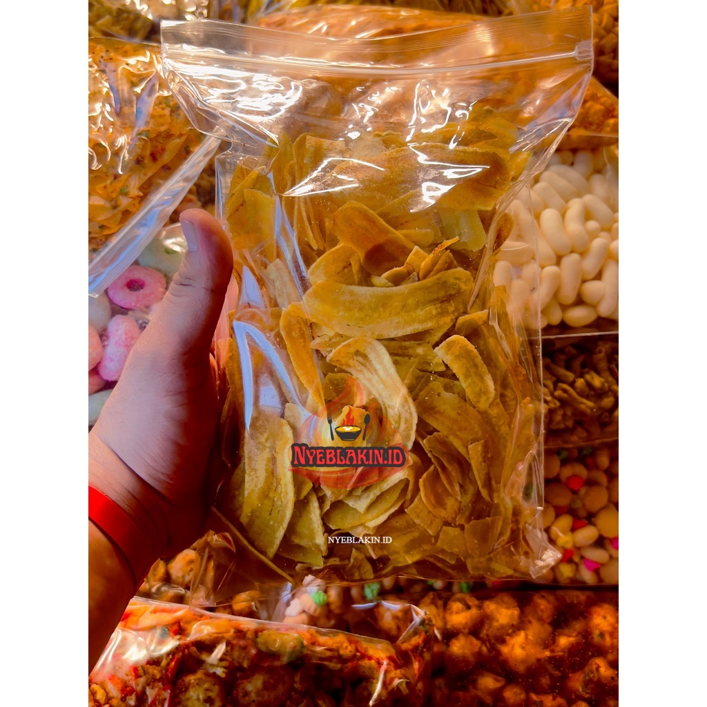 

Keripik Pisang Asin Gurih 500 gram NYEBLAKIN.ID