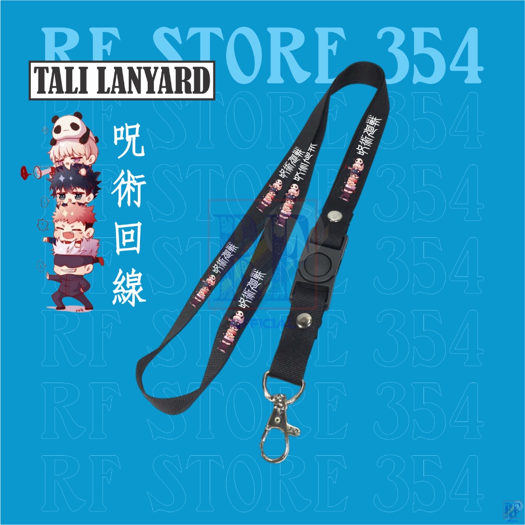 

TALI LANYARD ANIME JUJUTSU KAISEN GOJO SATORU GANTUNGAN KUNCI/GANTUNGAN ID CARD/gantungan hp murah Best seller COD