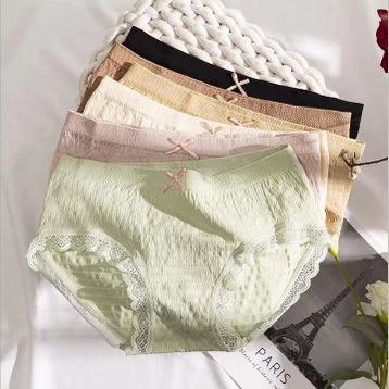 VIP shopee - terunik Celana Dalam Fashion Wanita Renda Undies CD Kolor Bahan Katun Pita CD82