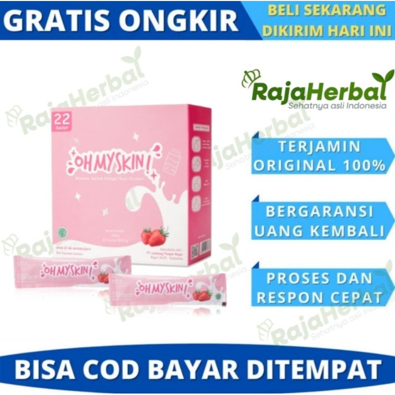Oh My Skin  COLLAGEN DRINK suplemen kolagen dan glowing oh my skin