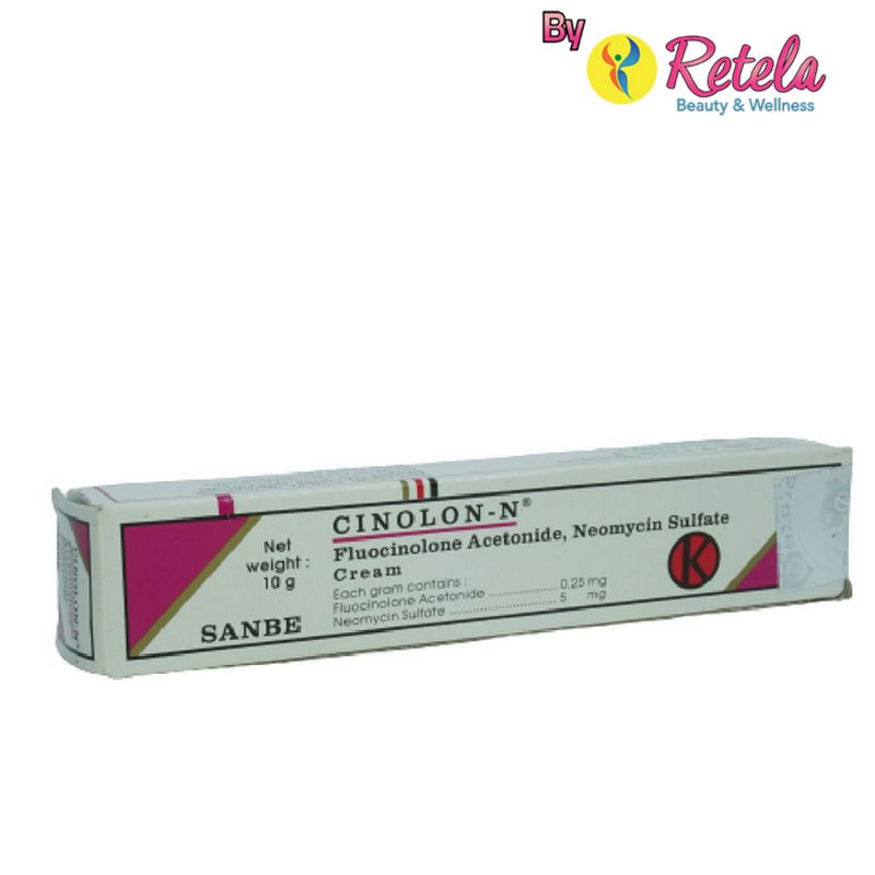 Cinolon N Cream 10Gr/ Salep Gatal Alergi/ Ruam/ Dermatitis