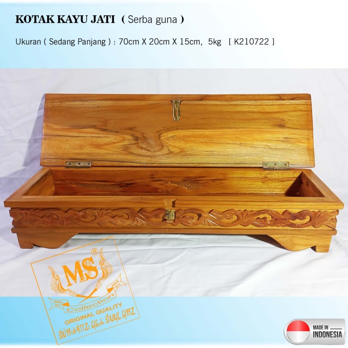 KOTAK KAYU JATI | KOTAK PUSAKA
