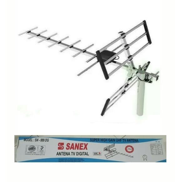 Antena Antena TV Outdoor Digital Sanex SN-889DG SN889DG free kabel TV MJ27