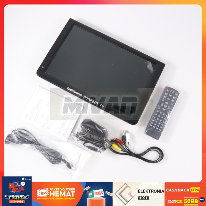 Portable TV Monitor 11.6 Inch DVB-T2 + Analog
