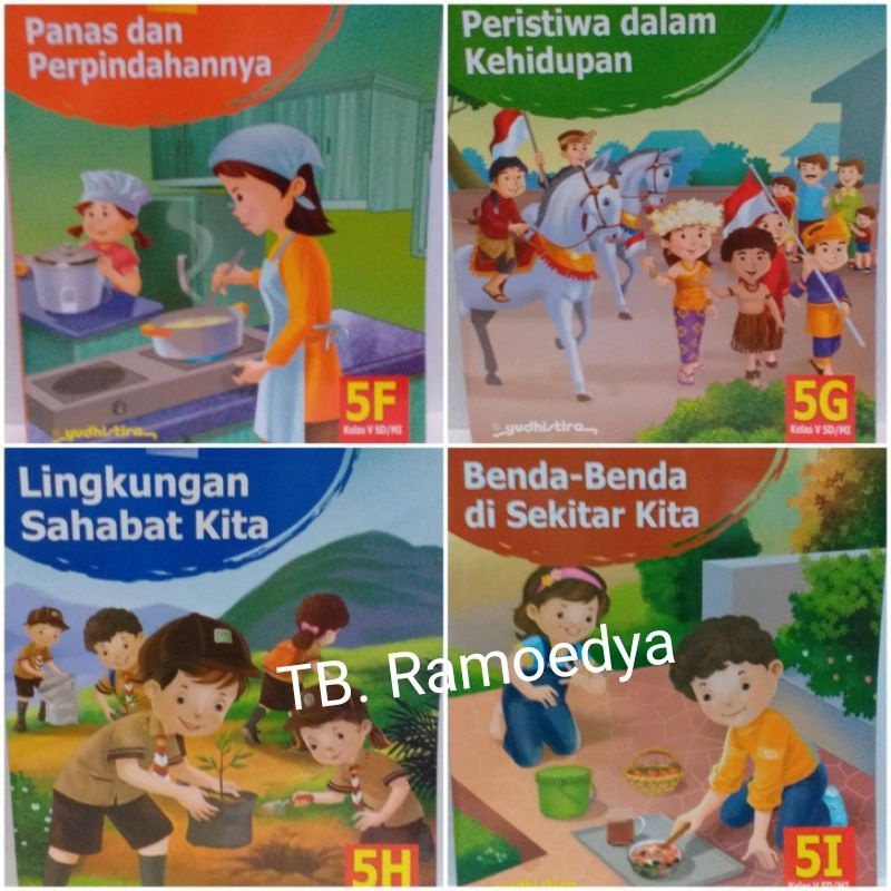 Buku Paket Tematik 5F sampai 5I SD/MI Kelas 5 Yudhistira