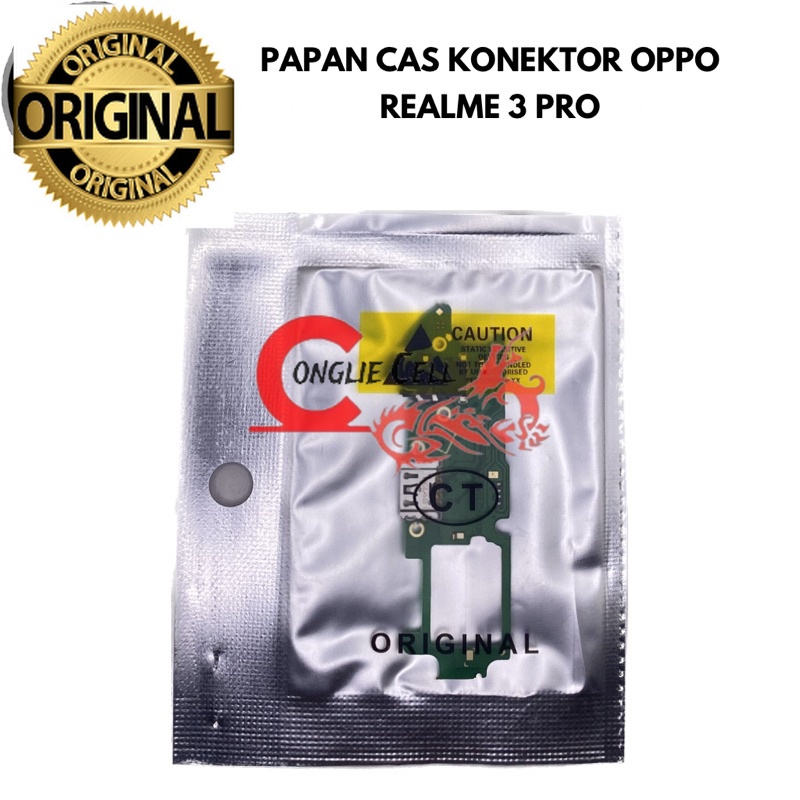 PAPAN CAS KONEKTOR OPPO REALME 3 PRO ORIGINAL