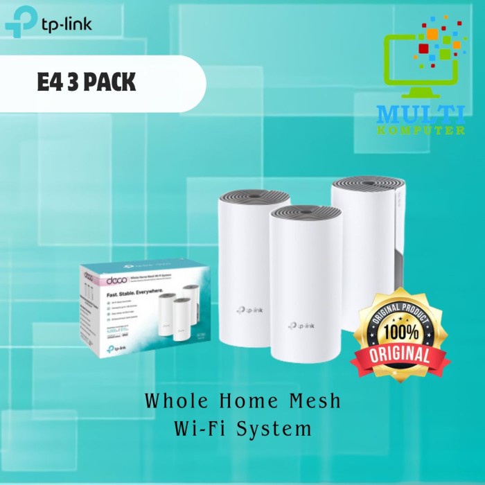 TP LINK DECO E4 / TPLINK DECO E 4 - 3 Pack