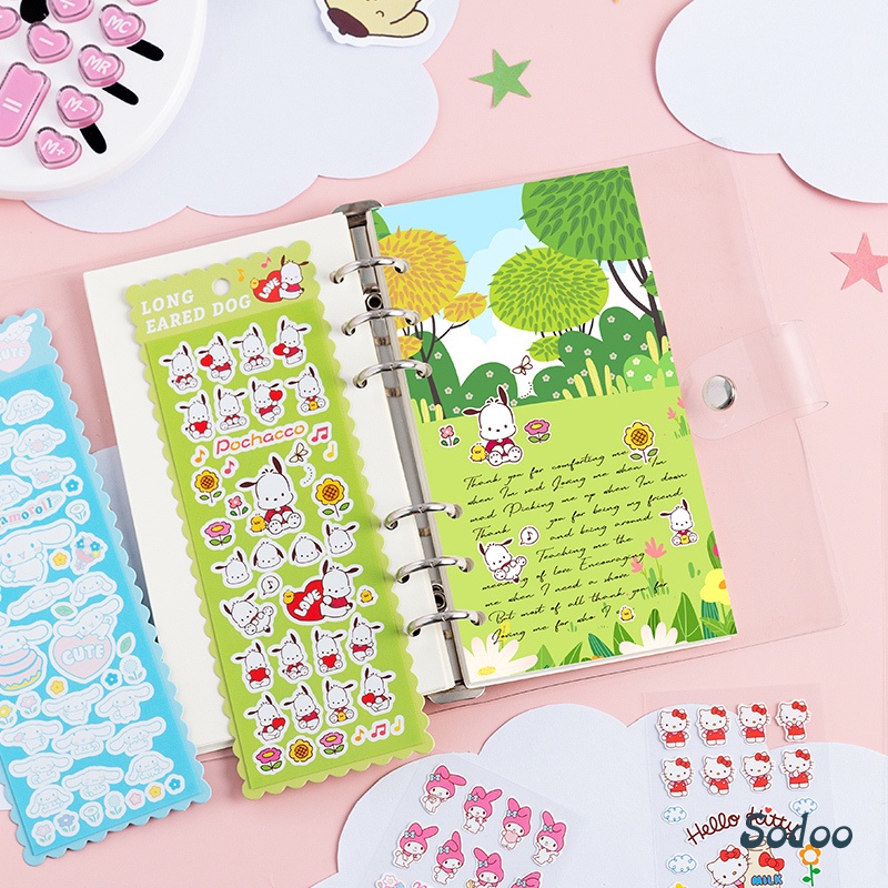 

Stiker Melody Kuromi Lucu Stiker Dekoratif Casing Ponsel Kartun Sanrio - SO