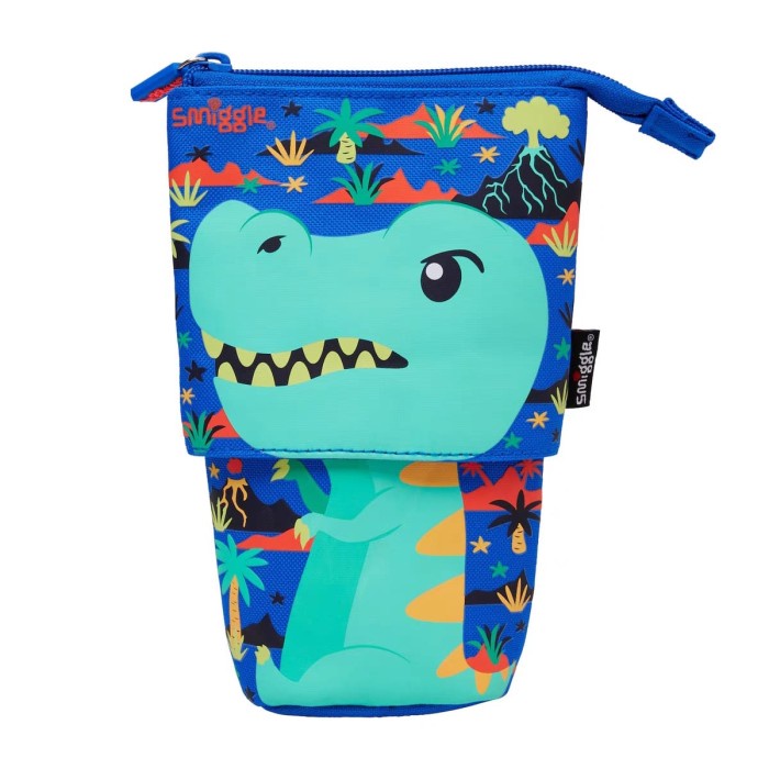 Smiggle Movin Dino backpack lunchbag hardtop bottle original - Tempat pensil