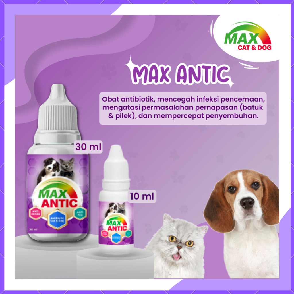 OBAT TETES ANTIBIOTIK KUCING ANJING MENGOBATI DIARE FLU MAX