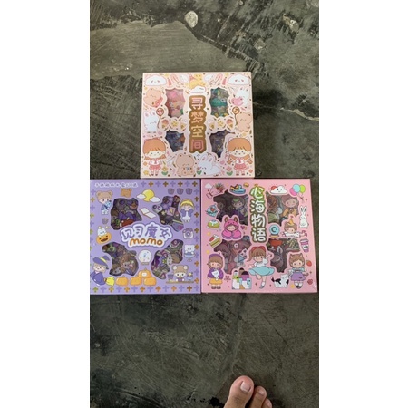 

Stiker viral momo || Sticker Waterproof Sticker Momo Dapat Box Isi 100 Lembar