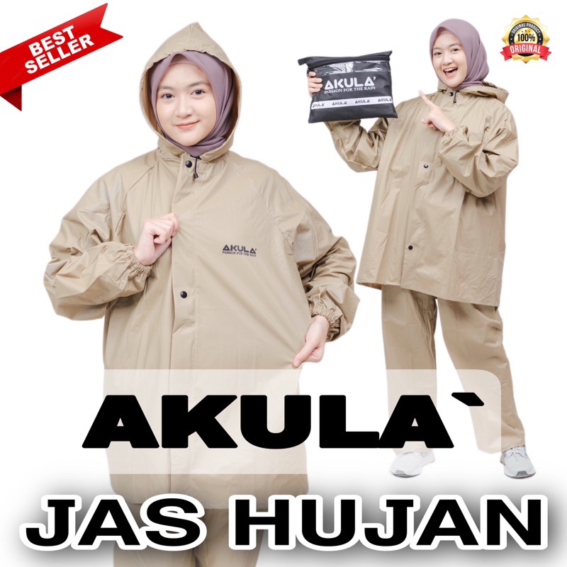 RAINCOAT JAS HUJAN PRIA WANITA ANTI REMBES By AKULA Mantel Hujan DEWASA BAHAN TEBAL MURAH AWET setel