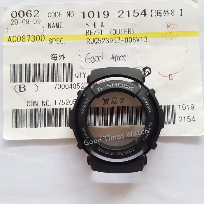 jekpot_store25~ Bongkar Gudang BEZEL G-SHOCK G-301B G-313MS G-314RL G-315 G 300 G 301 Casio Original