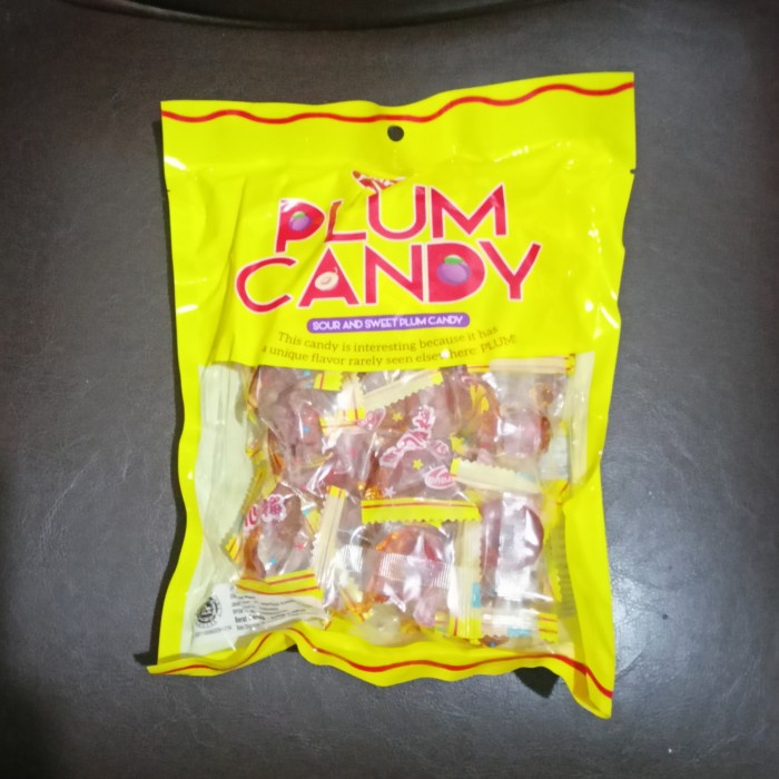 

permen plum 340 gr/permen plum candy gula/permen asam manis