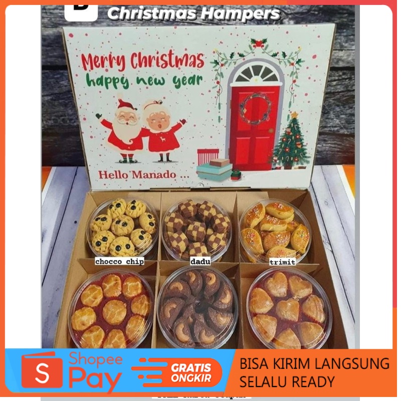 

Diskon Natal GROSSIR MANADO KUE KERING MENTEGA KUKIS NATAL CHRISTMAS PAKET HAMPERS RESELLER DROPSHIPPER GROSIR Promo 12.12