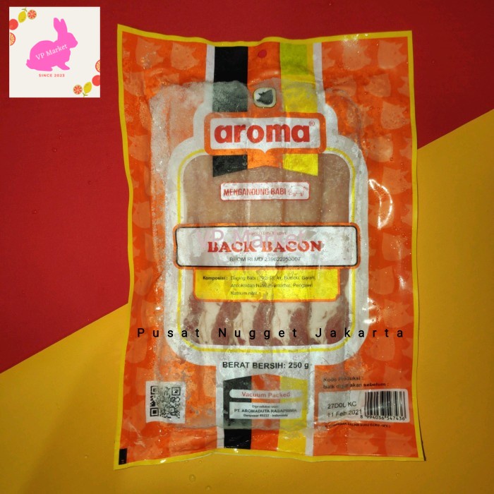 

Back Bacon Aroma 250gr | Bacon Babi