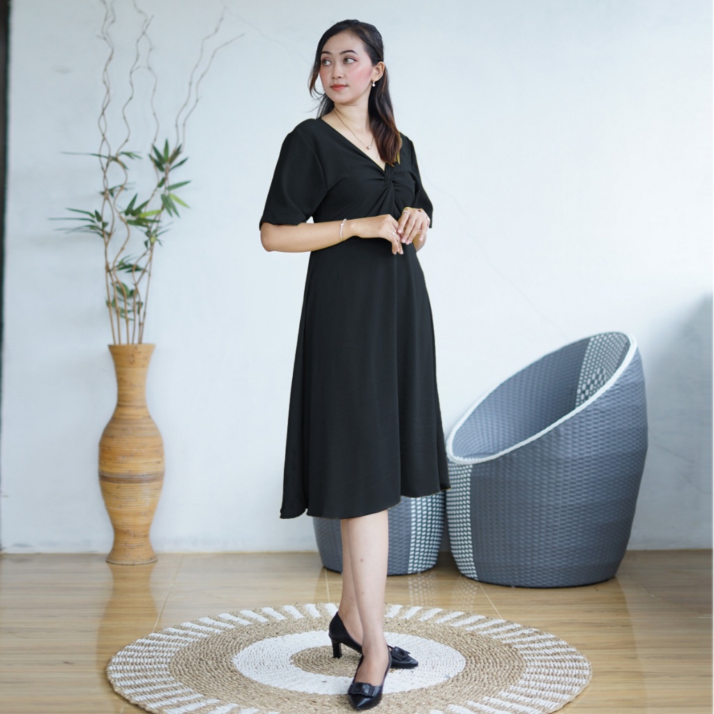 Feodora fashion / dress meyrolind kebaya / gaun pesta terbaru dress natal premium DRS B003