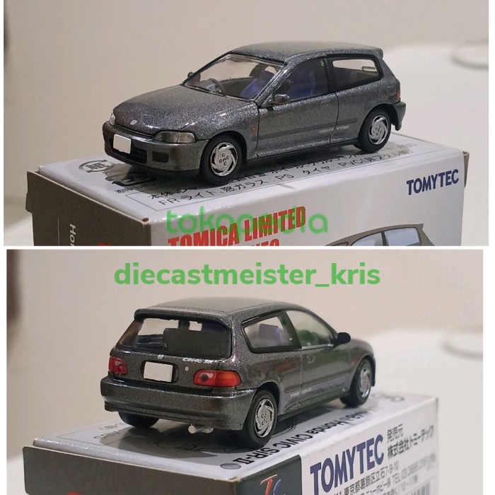 TLVN Tomica Limited Vintage Neo Honda Civic SiR-II Estilo EG6 Grey