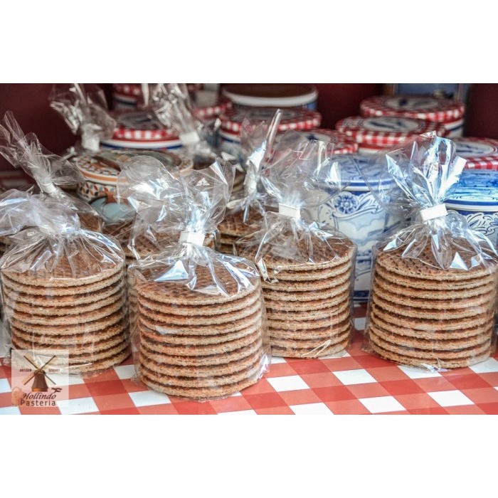 

The Original Dutch Amsterdamse Caramel Stroopwafels [10 x 10cm]