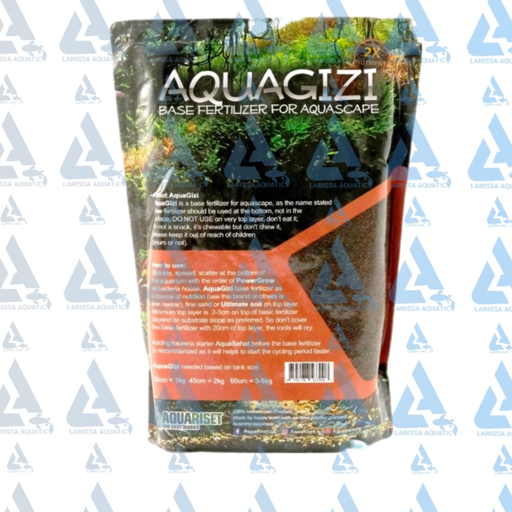 pupuk dasar aquarium aquascape aqua gizi aquagizi isi 1kg