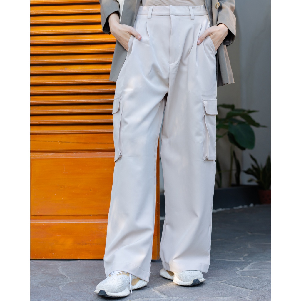 GossipGirls - CARGO PANTS ZENIA MAVERICK PREMIUM CELANA KANTOR DAILY B692