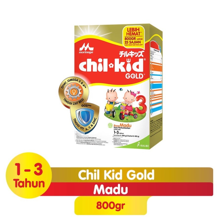 Morinaga Chil Kid Gold 780gr - Chil-Kid Gold ( Usia 1-3 Tahun )