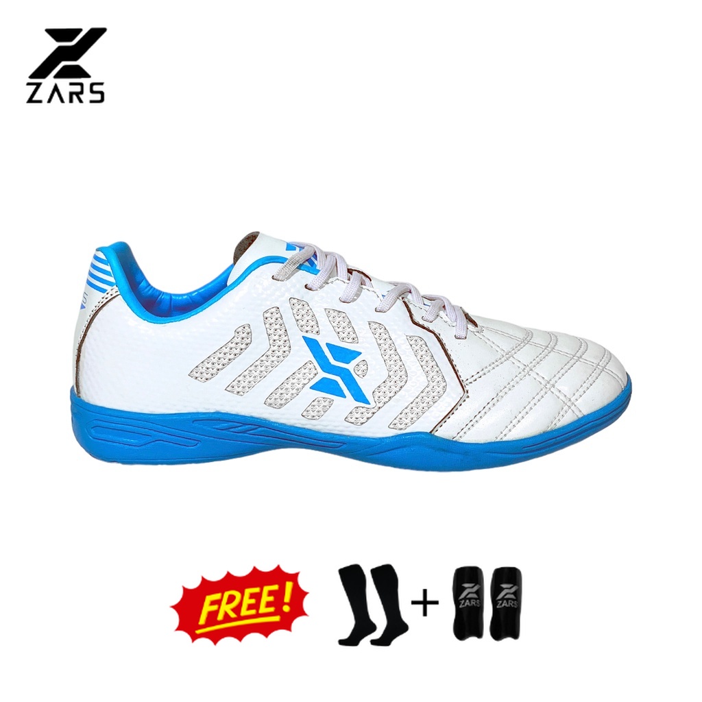 Zars Sepatu Futsal Evo Infinity White Tosca IN