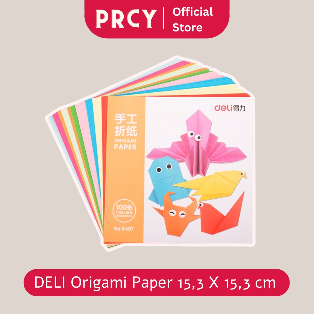 

Kertas Origami Lipat Deli Craft Paper origami 15,3x15,3 cm