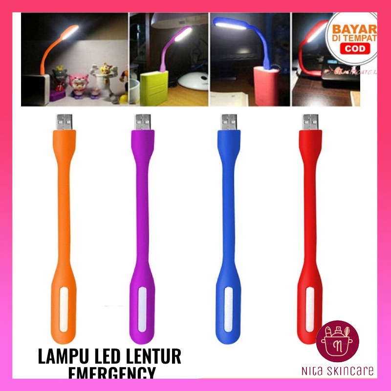 Mini Portable Lampu LED USB Terang Lampu Kerja Lampu Baca untuk Power Bank PC Laptop notebook