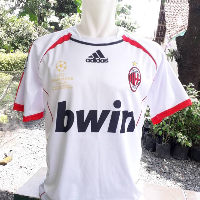 Jersey AC Milan 2007 away Final UCL Full Printing