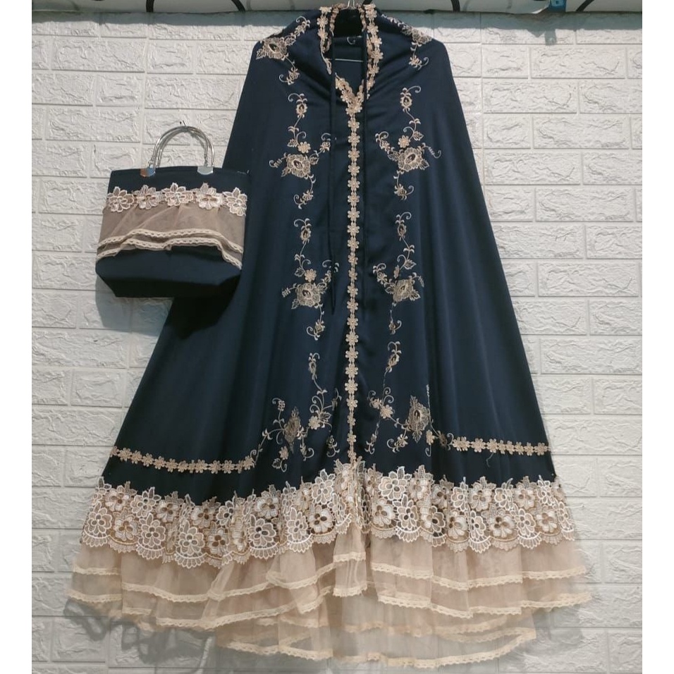 Mukena BORDIR MEWAH Terbaru 2024 Mukena NAGITA SILVANA Bahan SUTRA superslik// MUKENA / MUKEAN POUCH