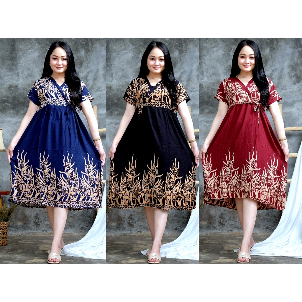 DASTER KIMONO VIRAL DRESS / DASTER WANITA KEKINIAN / DASTER BUSUI TALI SAMPING