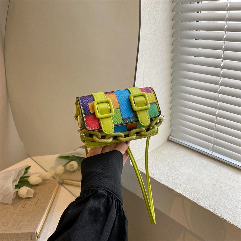 Trendy small square bag